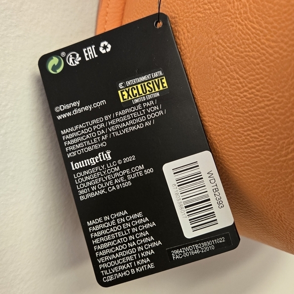 Loungefly Mickey Mouse Jack-o-Lantern Crossbody Bag Purse - Picture 11 of 12